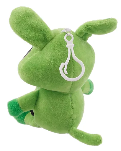 Брелок Заяц с бантиком (текстиль) (18 см) - фото 4