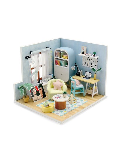Сборная модель Румбокс «В стиле Ретро», 14х20.1х11 см, Mini House DIY - фото 2
