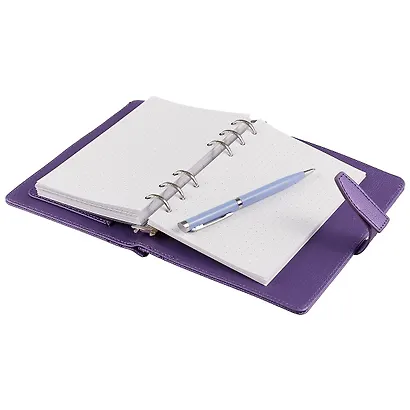 Ежедневник Escalada «Наппа», фиолетовый металлик, 160 листов, А6+ - фото 6