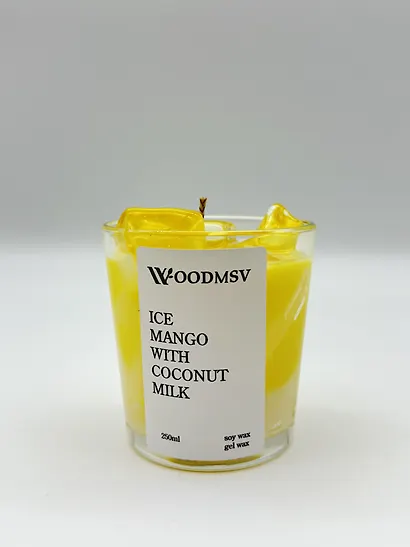 Свеча ароматическая «Ice mango with coconut milk» (250мл) - фото 1
