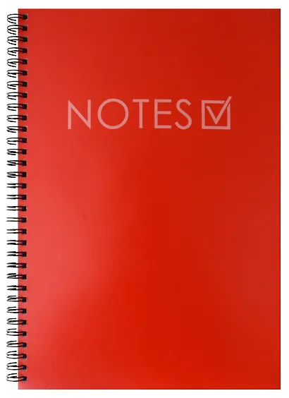 Тетрадь в клетку Listoff, "New day. Красный", А4, 80 листов - фото 1