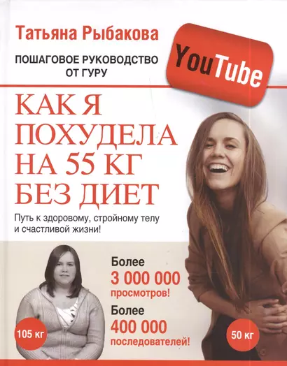 Как я похудела на 55 кг без диет. Пошаговое руководство от гуру YouTube - фото 1