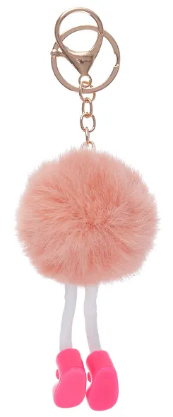 Брелок-помпон «Мордочка с ножками», искусственный мех, 10 см, Bookvalno - фото 4