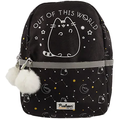 Рюкзак "Pusheen. Out of the world" 38,5*29*15, уплотн.карман для ноутбука, поролон.спинка, регул.лямки, светоотраж.элементы - фото 1