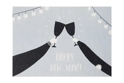 Открытка одинарная «Happy new year» - фото 1
