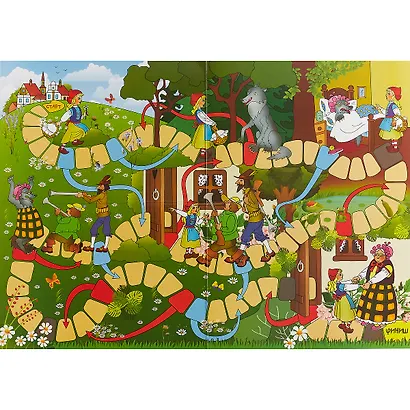 Игра детская настольная Красная шапочка (пак) 1716H - фото 1