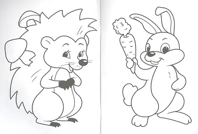 Раскраска. Забавные зверята - фото 2