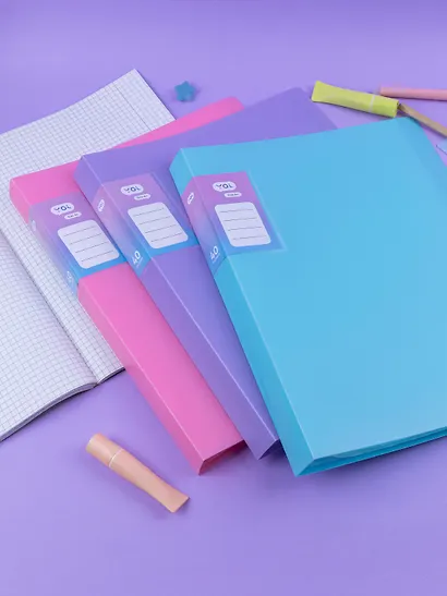Папки 40ф А4 03шт "Pastel" ассорти, Yoi - фото 5