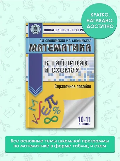 Математика в таблицах и схемах для подготовки к ЕГЭ - фото 3