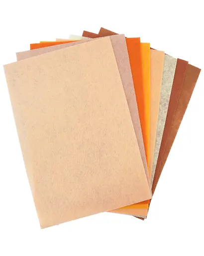 Набор цветного фетра "Бежевый" 8 листов, 8 цветов, А4 - фото 2
