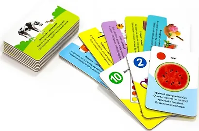 Умные карточки. Первые знания. 16 карт. - фото 2