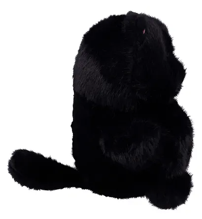 Мягкая игрушка Котик с щечками (черный) (35см) (12-0960-202411-T15) Bookvalno - фото 3
