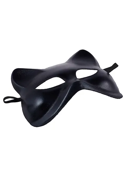 Маска Кошки (черная) (17х15) (пластик) (12-06150-M4) - фото 4