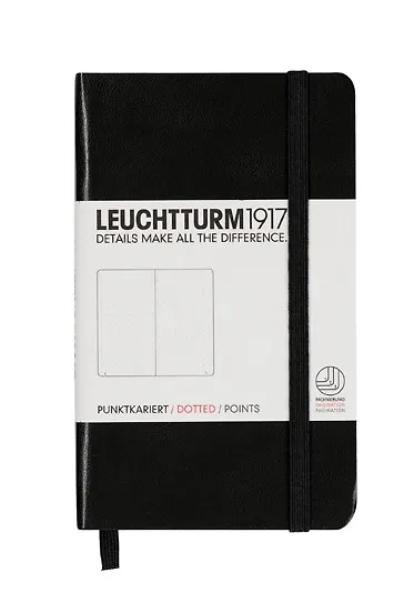 Записная книжка «Classic» А6, 93 листов в точку, черный, Leuchtturm1917 - фото 1