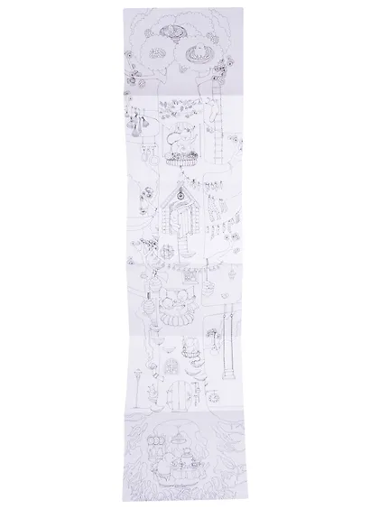 Веселые друзья. Раскраска-гармошка - фото 4