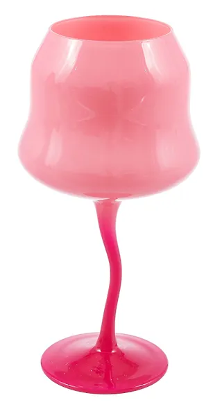Бокал для коктейлей цветной (розовый, фуксия) (500 мл) - фото 2