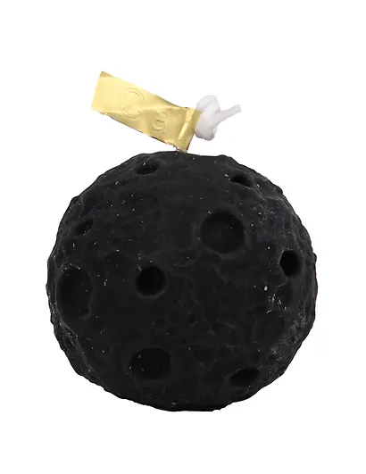 Свеча Луна черная (5,5х5,5) (12-202509-HD-50) - фото 1