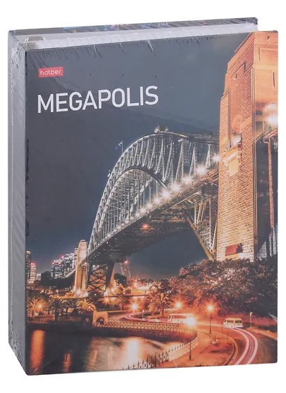 Тетрадь на кольцах «Megapolis» 200 листов в клетку, А4, сменный блок - Hatber - фото 3