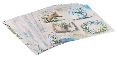 Бумага для скрапбукинга "Остров сокровищ", "Весна", 30 х 30 см, двусторонняя, 12 листов - фото 2