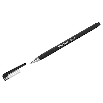 Ручка гелевая Berlingo, Velvet, черная 0,5 мм - фото 2