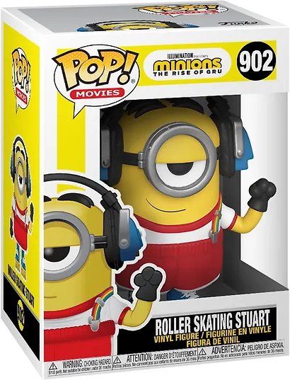 Фигурка FUNKO POP Movies: Minions 2- Roller Skating Stuart (FNK47802) - фото 1