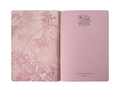 Тетрадь 48 листов, клетка, "Floreale. Cedar Rose" - фото 2