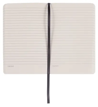 Записная книга А6 80л лин. "Elegance" черная, инт.переплет, Schiller - фото 3