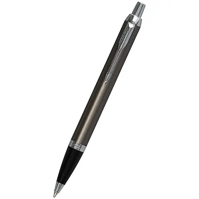 Ручка шариковая Parker, IM Dark Expresso CT, подарочная синяя - фото 1