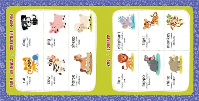 Английский для малышей. Обучающие плакаты - фото 4