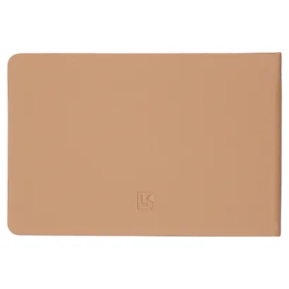 Еженедельник недат. 64л 160х105 "NUANCES" крем брюле, 7Б, иск.кожа, тв.переплет, тонир.блок, нашивка с тисн.фольгой, скругл.углы, ляссе, инд.уп - фото 2