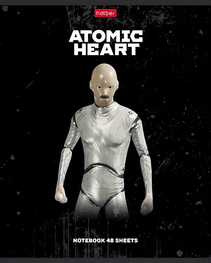Тетрадь в клетку Hatber, "Atomic Heart 3", 48 листов, в ассортименте - фото 4