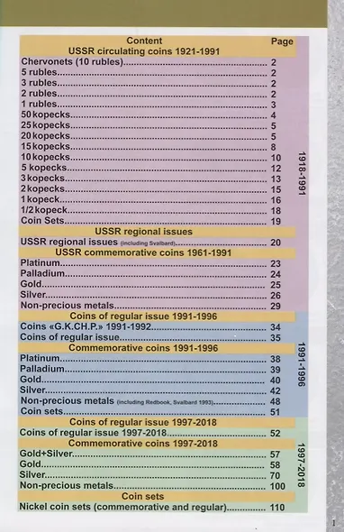 Catalog of USSR and Russian Coins. 1918-2018 - фото 2