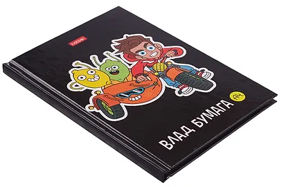 Записная книжка А6 48 листов, клетка, "Влад А4" - фото 2