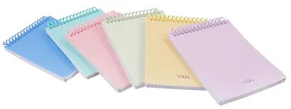Блокнот в клетку А6 "Pastel", 80 листов, спираль, в ассортименте, Yoi - фото 4
