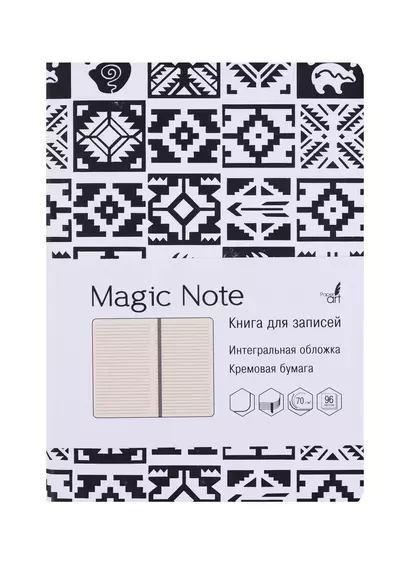 Книга для записей "Magic Note. Черный", А6+, 96 листов - фото 1