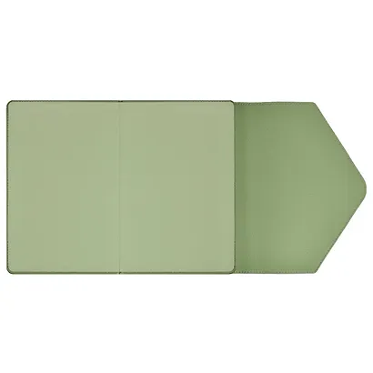 Ежедневник недат. А5 160л "Наппа экстра" оливковый, иск.кожа, тв.переплет, блинт.тиснение, офсет, ляссе - фото 4