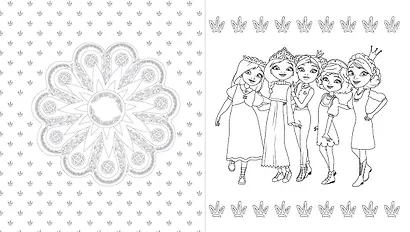 Я люблю раскрашивать. Царевны - фото 4