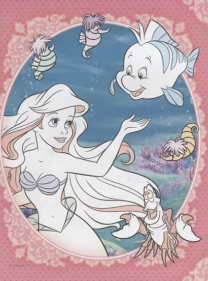 Disney. Принцесса. Наклейки и раскраски (розовая) - фото 3