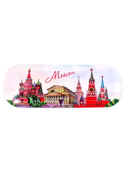 Чехол для очков Москва Большой театр ХВБ Кремль цветн. (322-19-CL) - фото 3