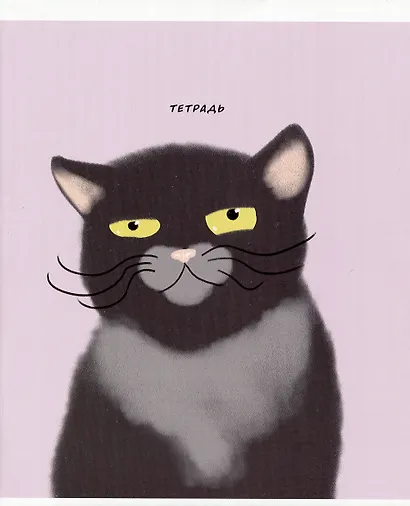 Тетрадь в клетку Listoff, "Коты (Эксклюзив)", 40 листов, в ассортименте - фото 4