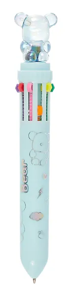 Ручка шариковая "Мишка", автоматическая 10 цветов, в ассортименте - фото 5