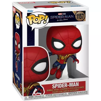 Фигурка Funko POP! Bobble Marvel Spider-Man No Way Home Spider-Man Leaping (Tom Holland) - фото 1