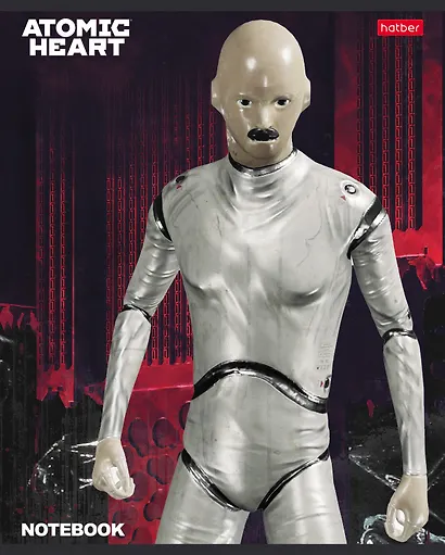 Тетрадь в клетку Hatber, "Atomic Heart 4", 48 листов, в ассортименте - фото 4