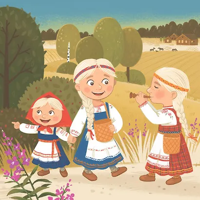 Дверь на лугу. Коми-пермяцкие сказки - фото 3