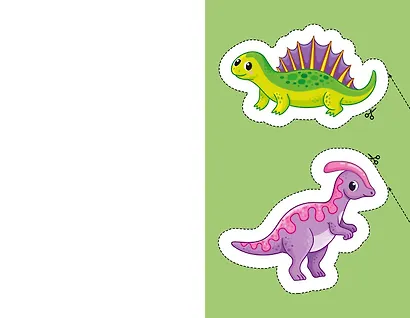 Мои первые вырезалки. Динозавры - фото 11