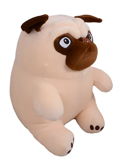 Мягкая игрушка сердитый Мопс (30х20) - фото 3