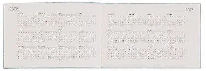 Еженедельник дат. 2026г. А6 64л 160x105 мм "Poesy. Ветки" иск.кожа, мягк.переплет, карманный, горизонтальный, тонир.блок - фото 7