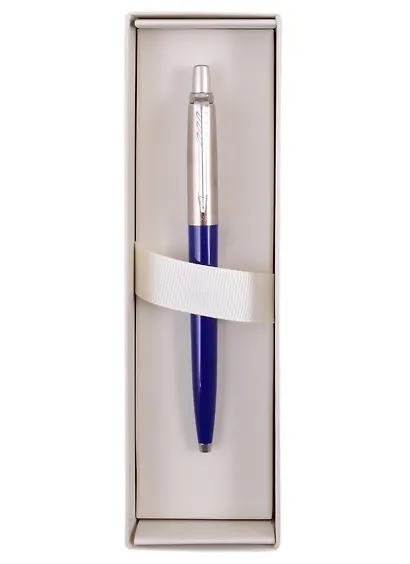 Ручка шариковая Parker, Jotter Blue, подарочная синяя - фото 2