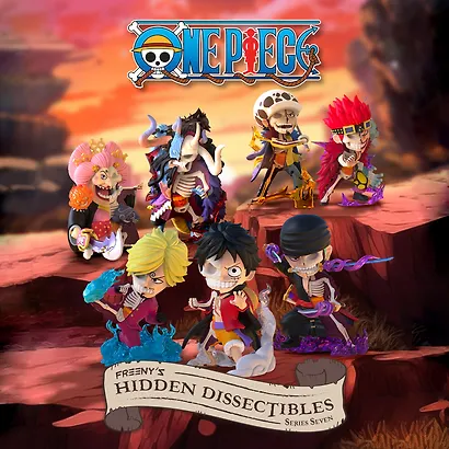 Коллекционная фигурка Mighty Jaxx One Piece Wano Arc Edition в ассортименте (коробка) (12х8х8) (65516) - фото 1