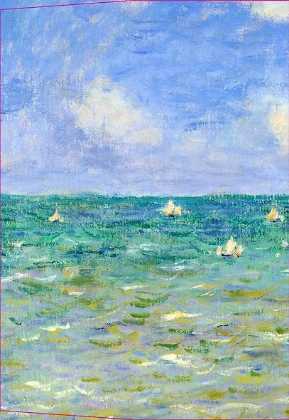 Обложка пластиковая универсальная. Моне. Прогулка по скалам Пурвиля (средний формат) - фото 4